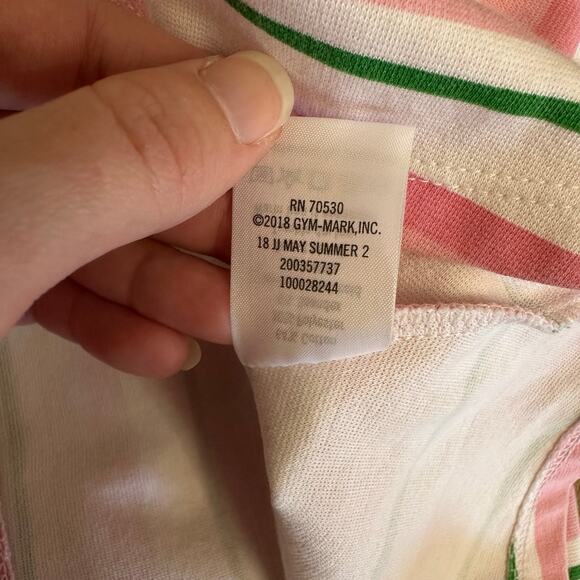 Janie & Jack Baby Dress 12–18 M Pink Stripe Bow Fit & Flare Classic Preppy Style - Picture 8 of 8